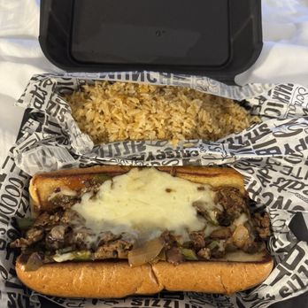 Fry & Fork - Philly Cheese Steak Combo with Egg Fried Rice. - Burgers Near Me - Atlanta, Georgia