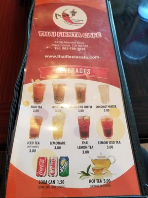 Menu photo 4 Thai Fiesta Cafe Paramount, CA