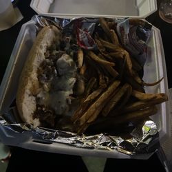 Cliffisms Sports & Spirits - Philly cheesesteak