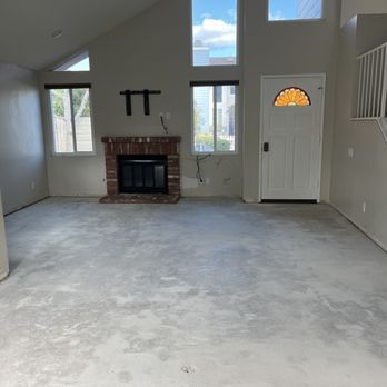 Core Sanding and Grinding - After demo - Foundation Repair Near Me - Corona, California Core Sanding and Grinding - After demo - Foundation Repair Near Me - Corona, California