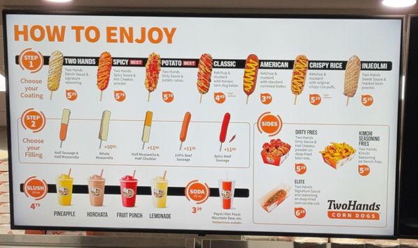 Menu photo 1 Two Hands Seoul Fresh Corn Dogs Rancho Cucamonga, CA