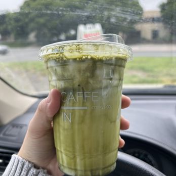 Caffe In Coffee Roasters - Matcha cream top - Coffee & Tea Near Me - Tustin, California Caffe In Coffee Roasters - Matcha cream top - Coffee & Tea Near Me - Tustin, California