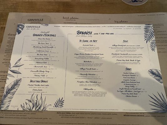 Menu photo 3 GRANVILLE North Hollywood, CA