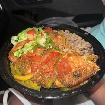 Jerk On The Water - Brown Stew Fish - Caribbean Near Me - Freeport, New York Jerk On The Water - Brown Stew Fish - Caribbean Near Me - Freeport, New York