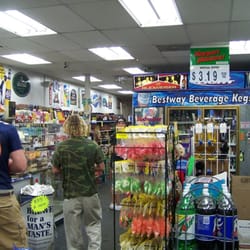Bestway Beverage - Kegs to Go, Inside the shop