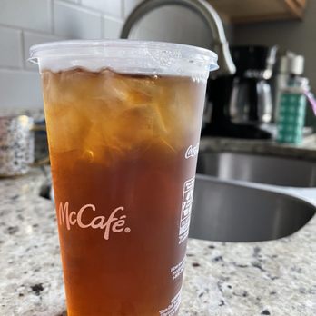 McDonald's - a cold beverage in a plastic cup - Burgers Near Me - Little Rock, Arkansas