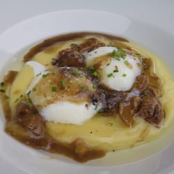 La Espina - Huevos trufados hechos a baja temperatura con boletus