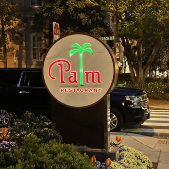 The Palm - Washington, D.C - a sign for a restaurant on a city street - Steakhouses Near Me - Washington, DC, District of Columbia The Palm - Washington, D.C - a sign for a restaurant on a city street - Steakhouses Near Me - Washington, DC, District of Columbia
