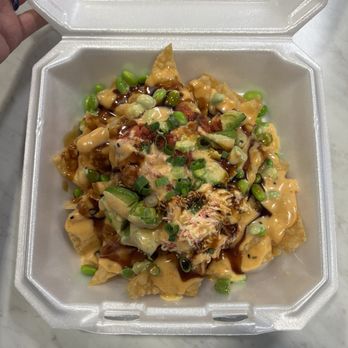 Poke Burri Raleigh - Spicy Tuna Nacho* Added edamame Add Crab Salad Extra avocado Extra spicy mayo - Poke Near Me - Raleigh, North Carolina Poke Burri Raleigh - Spicy Tuna Nacho* Added edamame Add Crab Salad Extra avocado Extra spicy mayo - Poke Near Me - Raleigh, North Carolina