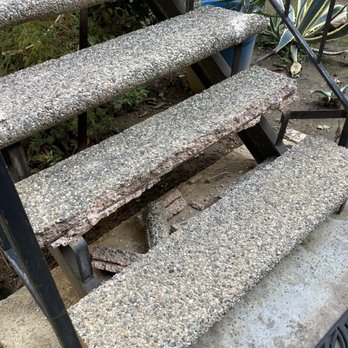 Marquez Metal Fabrications - Broken step before replacement - Metal Fabricators Near Me Marquez Metal Fabrications - Broken step before replacement - Metal Fabricators Near Me
