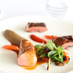 Côté Cours - Filet Mignon de porc, aubergine et tomate