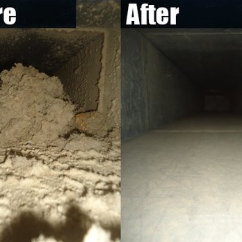 Preferred Environmental Solutions - AC Duct Before and After Cleaning - Environmental Testing Near Me - Panama City, Florida