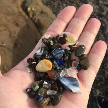 Glass Beach - An enhanced scoop (with extra glass added in) - Beaches Near Me Glass Beach - An enhanced scoop (with extra glass added in) - Beaches Near Me