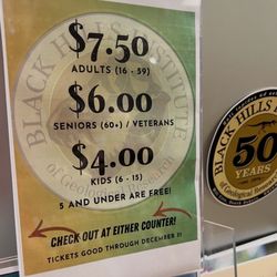 Black Hills Institute of Geological Research - Pricing