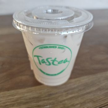 Tastea - 10-11-24. Peach Oolong Milk Tea (sample size) - Bubble Tea Near Me - San Jose, California
