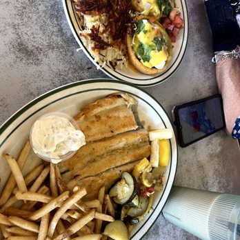 NORMS Restaurant - Trout for $9.99 and Eggs Benedicto on crispy sope with chorizo, hollandaise sauce, and well-done hash browns $14. - New American Near Me - Bellflower, California NORMS Restaurant - Trout for $9.99 and Eggs Benedicto on crispy sope with chorizo, hollandaise sauce, and well-done hash browns $14. - New American Near Me - Bellflower, California