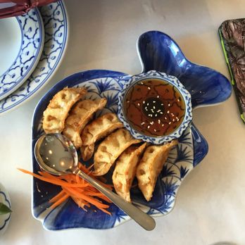 Simply Thai Bistro - the free potstickers - Thai Near Me - Wheaton, Illinois