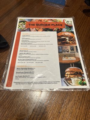 Menu photo 1 The Burger Place Atlanta, GA
