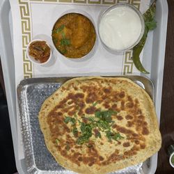 Mithaas - Edison - Aloo Piyaz Paratha platter