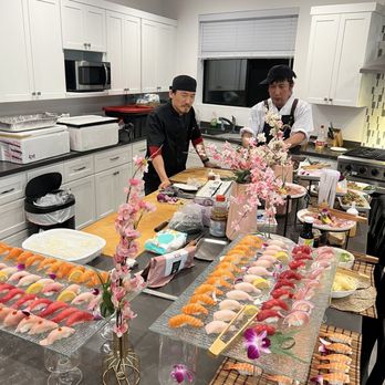 Sata Sushi Catering - Beautiful Sushi presentation - Caterers Near Me