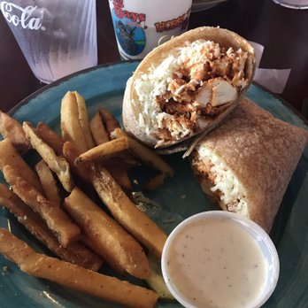 Dog Days Bar & Grill - Buffalo chicken wrap and fries, no lettuce - Bars Near Me - Osage Beach, Missouri Dog Days Bar & Grill - Buffalo chicken wrap and fries, no lettuce - Bars Near Me - Osage Beach, Missouri