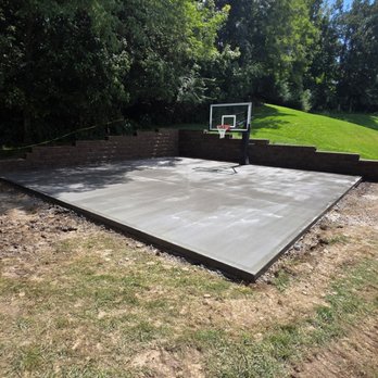 Tit For Tat Construction - Install new retaining wall and concrete slab for basketball go. - General Contractors Near Me - Batavia, Ohio Tit For Tat Construction - Install new retaining wall and concrete slab for basketball go. - General Contractors Near Me - Batavia, Ohio