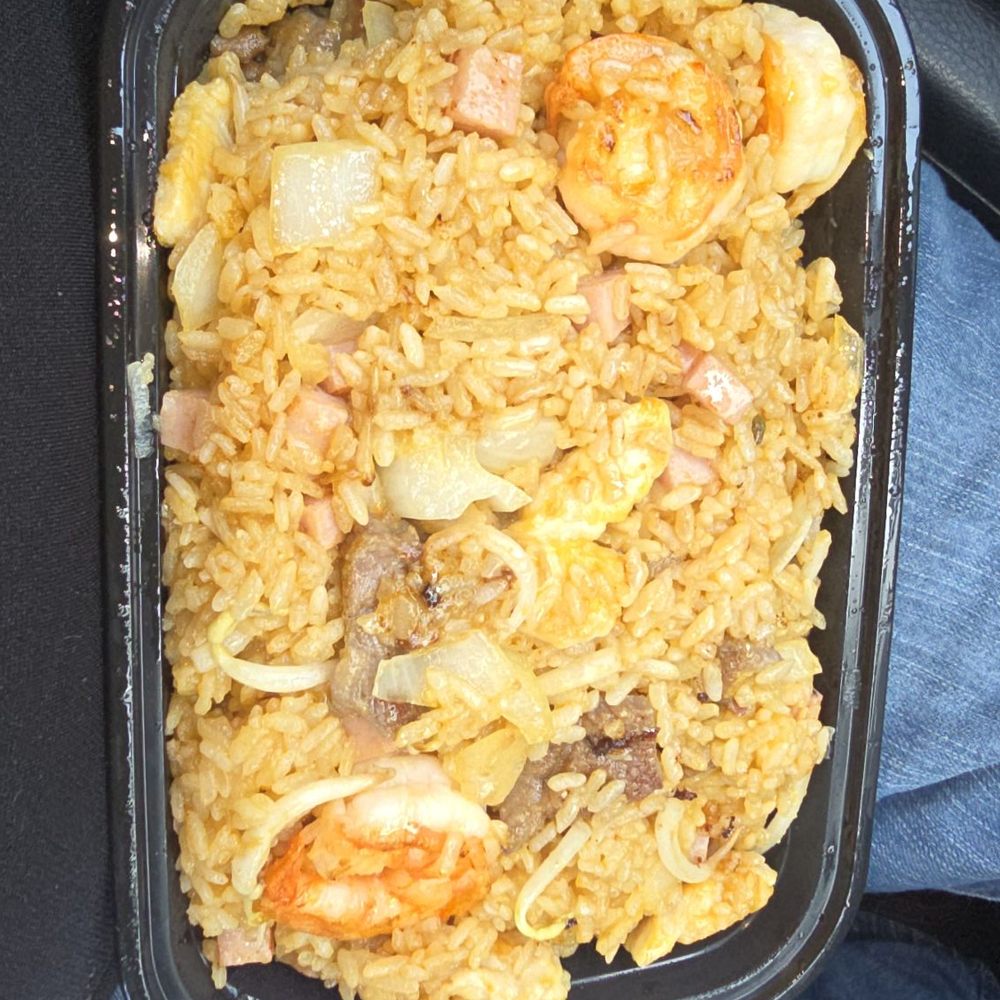 Hi Wings - House Hibachi Rice-3 pieces of shrimp and almost no meat most of it is rice and about $20. - Seafood Near Me - Opa locka, Florida Hi Wings - House Hibachi Rice-3 pieces of shrimp and almost no meat most of it is rice and about $20. - Seafood Near Me - Opa locka, Florida