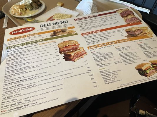 Menu photo 6 Jason's Deli Albuquerque, NM