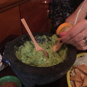 El Nopal - Pretty good guacamole appetizer, but not very spicy. - Mexican Near Me - Brooklyn, New York