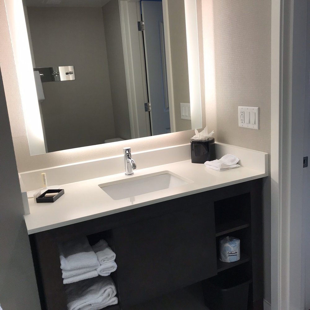 Residence Inn by Marriott Boulder Canyon Boulevard - Vanity (w/lights on) - Hotels Near Me - Boulder, Colorado Residence Inn by Marriott Boulder Canyon Boulevard - Vanity (w/lights on) - Hotels Near Me - Boulder, Colorado