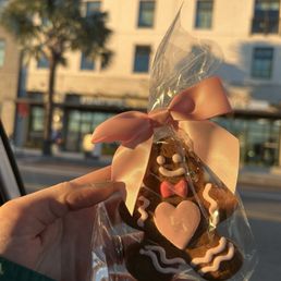 They offered me a holiday cookie! They offered me a holiday cookie!