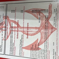 Cypress Springs Resort - Menu