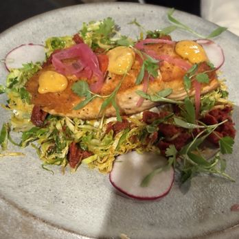 Monarca Dining - SALMON AL CHORIZO - Mexican Near Me - Salt Lake City, Utah