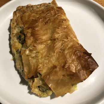 Flaming Cheese Saganaki - Spinach Pie - Greek Near Me - Dallas, Texas