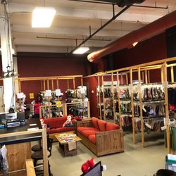 Nick of Time Textiles - The showroom! With samples of all of our fabric for your convenience.