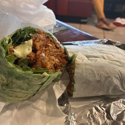 Oyster Mushroom Burrito