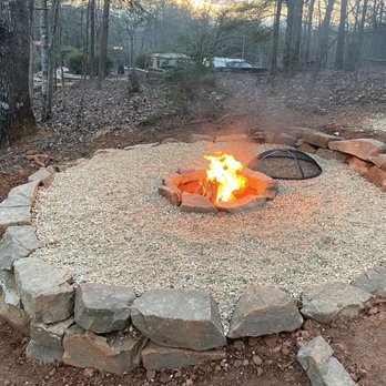Due South Landscaping - First fire in the new pit. Thanks Due South Landscaping! - Landscape Architects or Designers Near Me Due South Landscaping - First fire in the new pit. Thanks Due South Landscaping! - Landscape Architects or Designers Near Me