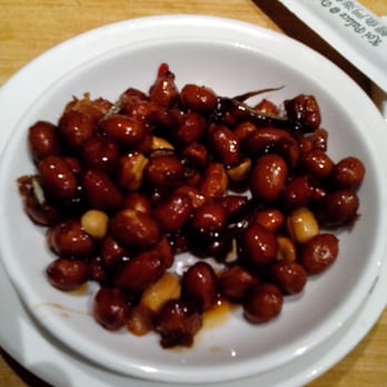 Koi Palace - free peanuts and anchovies - Dim Sum Near Me - Dublin, California