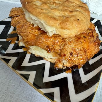 Majoria's Commerce Restaurant - Spicy chicken biscuit - Sandwiches Near Me - New Orleans, Louisiana