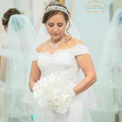 Glamour Formal Wear and Bridal - She said Yes to the Dress!
