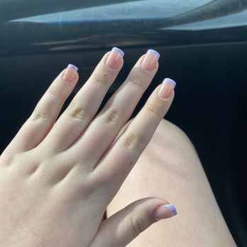 Luxy Nails Spa - Gel French tip - Nail Salons Near Me - Covington, Georgia