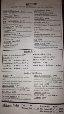Menu photo 2 Hornet's Restaurant Phelps, KY