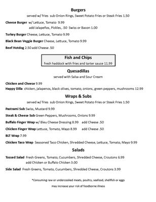 Menu photo 3 Champions Sports Bar Biddeford, ME Menu photo 3 Champions Sports Bar Biddeford, ME