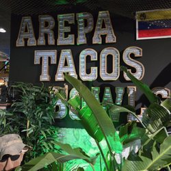 Latin Arepas Tropical Street Food - Decor is very fun with loads of plants