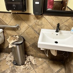Filthy bathrooms.