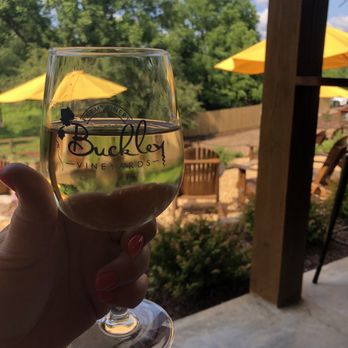 Buckley Vineyards - Glass of wine - Wineries Near Me - Ellijay, Georgia