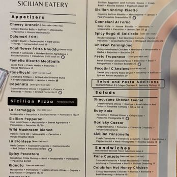 Pomelia - Menu (as of July 2025) - Italian Near Me - Brunswick, Maine