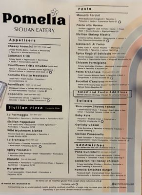 Menu photo 1 Pomelia Brunswick, ME