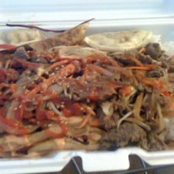 Gobuki Food Cart - Fried udon + beef