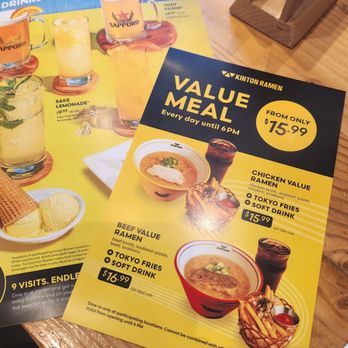 KINTON RAMEN KENNEDY COMMONS - Value meal - Ramen Near Me - Toronto, Ontario KINTON RAMEN KENNEDY COMMONS - Value meal - Ramen Near Me - Toronto, Ontario